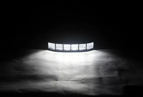 Keskeny íves munkalámpa 6 LED-es, terítő fény
