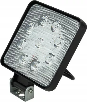Munkalámpa 9 LED-es (110x110mm) villogó funkcióval
