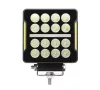 16 SMD LED munkalámpa (110x110mm) terítő fény+helyzetjelző