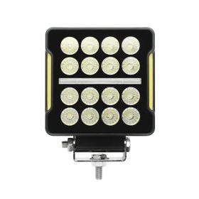   16 SMD LED munkalámpa (110x110mm) terítő fény+helyzetjelző