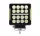 16 SMD LED munkalámpa (110x110mm) terítő fény+helyzetjelző