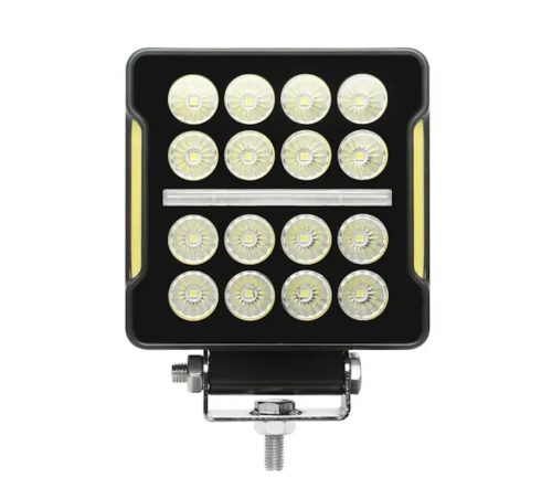 16 SMD LED munkalámpa (110x110mm) terítő fény+helyzetjelző