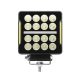 16 SMD LED munkalámpa (110x110mm) terítő fény+helyzetjelző