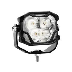   Formatervezett 4 CREE LED-es MINI munkalámpa 12/24V SZÚRÓ fénnyel