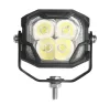 Formatervezett 4 CREE LED-es MINI munkalámpa 12/24V SZÚRÓ fénnyel