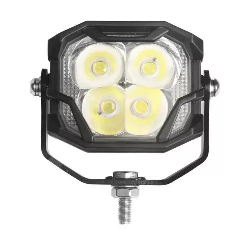Formatervezett 4 CREE LED-es MINI munkalámpa 12/24V SZÚRÓ fénnyel