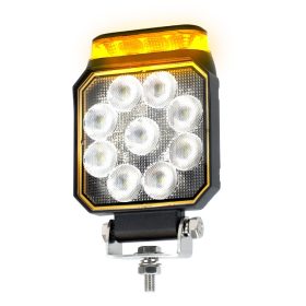   SMD LED munkalámpa és SÁRGA villogó (101x128mm) kombinált fény 12/24V