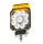 SMD LED munkalámpa és SÁRGA villogó (101x128mm) kombinált fény 12/24V