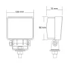 15 POWER LED munkalámpa (155x90mm) terítő fény
