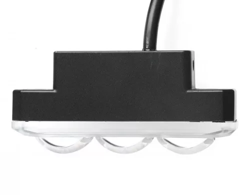 Projektoros 3 CREE LED-es MINI munkalámpa 12/24V SZÚRÓ fénnyel