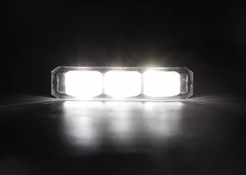 Projektoros 3 CREE LED-es MINI munkalámpa 12/24V SZÚRÓ fénnyel