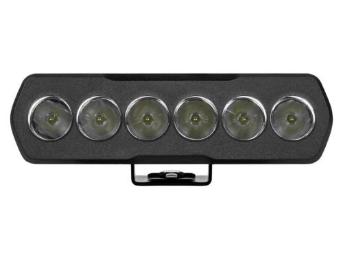 Fekete 6 LED-es hosszú munkalámpa SZÚRÓ fény