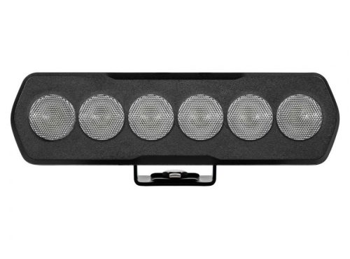 Fekete 6 LED-es hosszú munkalámpa TERÍTŐ fény