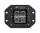 Beépíthető munkalámpa 4 CREE LED-es (122x92mm) szúró fény