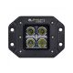 Beépíthető munkalámpa 4 CREE LED-es (122x92mm) szúró fény