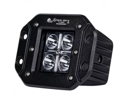 Beépíthető munkalámpa 4 CREE LED-es (122x92mm) szúró fény