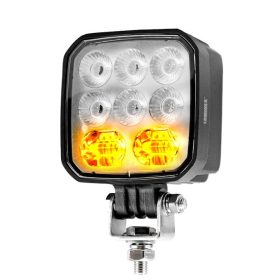 Power LED munkalámpa figyelmeztető fénnyel 12/24V 