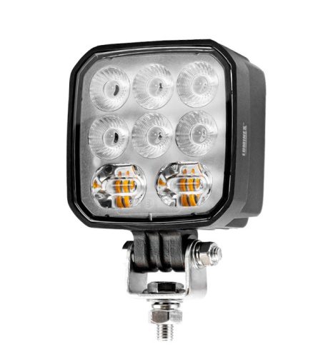 Power LED munkalámpa figyelmeztető fénnyel 12/24V 