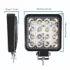 Munkalámpa 16 LED-es (110x110mm) villogó funkcióval