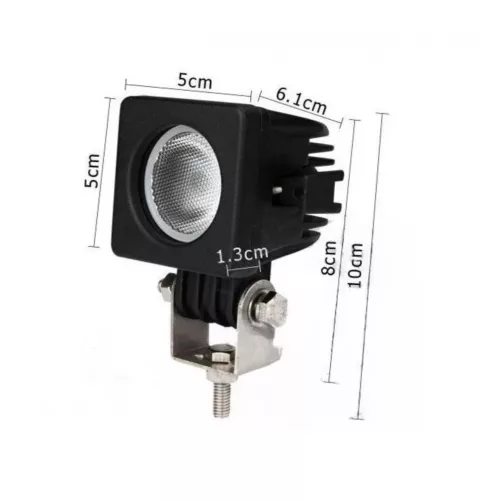 Mini CREE LED-es fényszóró / munkalámpa (50x50mm) kombinált fény