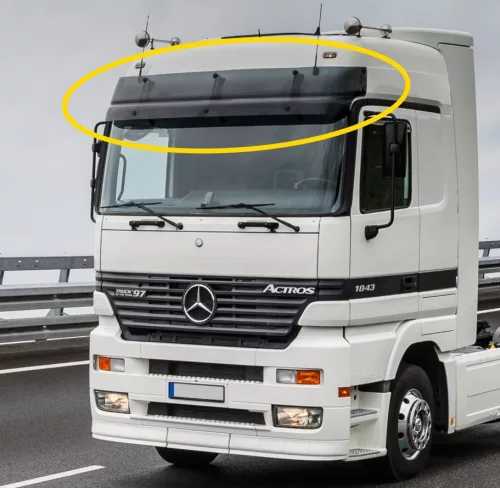 Mercedes Actros MP1 napellenző
