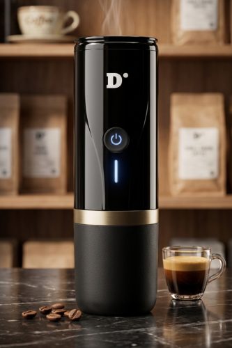 Mini hordozható kávéfőző  12V/akkumulátoros