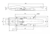 Oldalfal kapocs 267 x 81