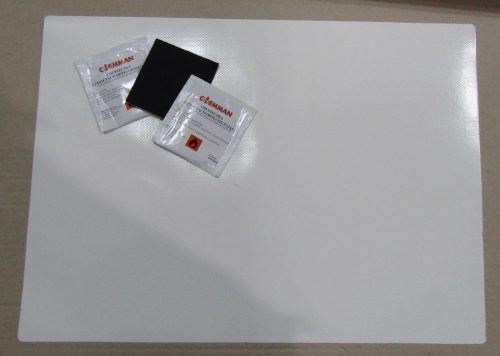 Öntapadós ponyvajavító folt fehér 44x32cm