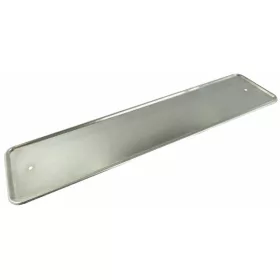INOX rendszám tartó