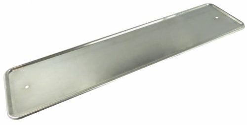 INOX rendszám tartó