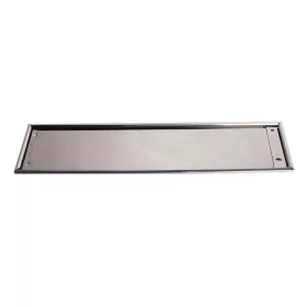 INOX rendszám tartó keretes