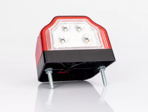 Rendszám megvilágítás piros (íves) ledes