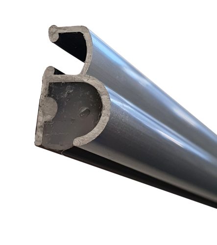 ALU sárfogó gumikötény felfogatás szett KÉK LED ÉLVILÁGÍTÁSSAL 240cm