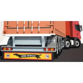 Sárfogó gumi kötény 240x35 cm LONG VEHICLE DAXLI
