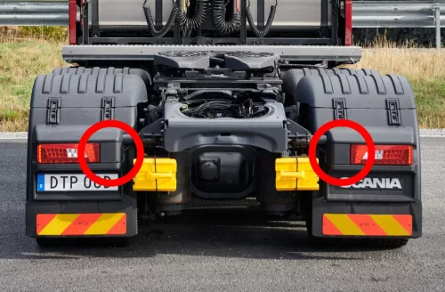 Scania hátsó lámpa borítás LED lámpához