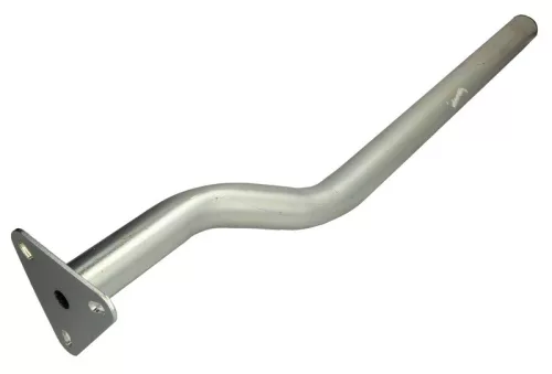 Sárvédő tartó acélrúd hajlított 42-es 80cm felfogatással, horganyzott