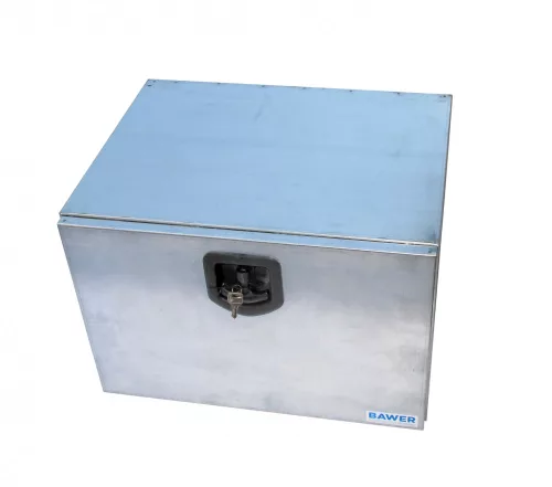 Szerszámos láda fém 400x300x300mm BAWER
