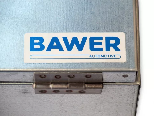 Szerszámos láda fém 400x300x300mm BAWER