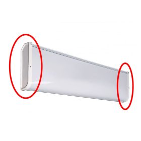   Műanyag végzáró a feliratozható doboz végeire párban 40x15cm