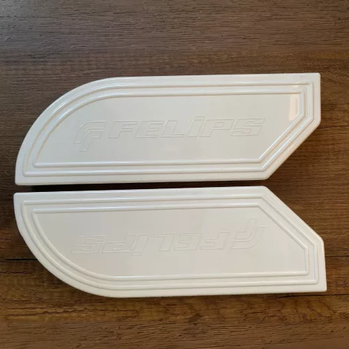 Műanyag végzáró a feliratozható doboz végeire párban 30x10cm