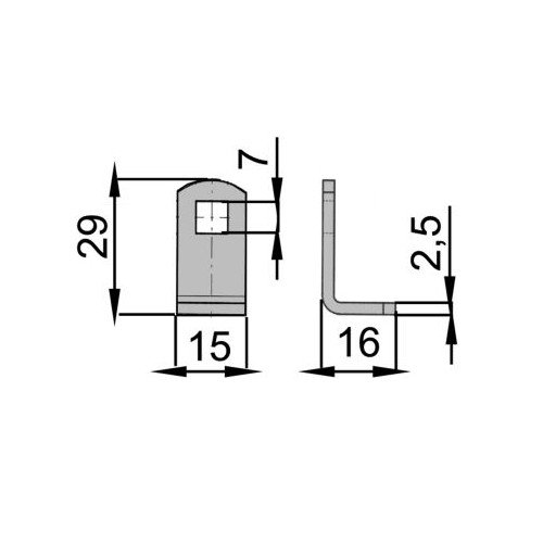 Szerszámos láda zárnyelv