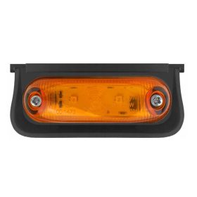 Ovális LED helyzetjelző lámpa tetőre 12/24V Sárga