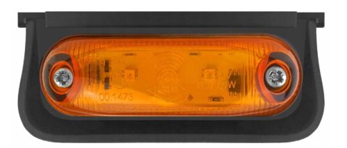 Ovális LED helyzetjelző lámpa tetőre 12/24V Sárga