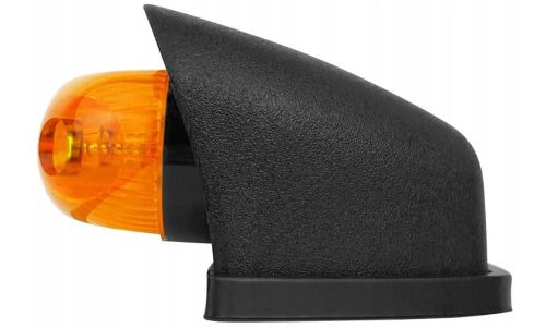 Ovális LED helyzetjelző lámpa tetőre 12/24V Sárga