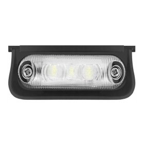 Ovális LED helyzetjelző lámpa tetőre 12/24V Fehér