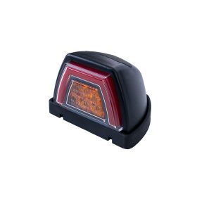   Trapéz LED helyzetjelző lámpa Irányjelzővel tetőre 12/24V Piros