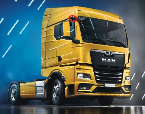 Man TGX / TGS 2021 tükör szár borítás JOBB FELSŐ