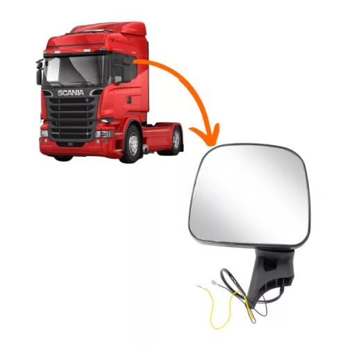 Scania 4-es széria holttér tükör BAL