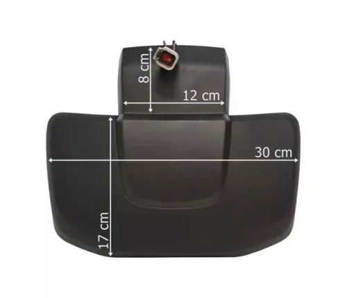 Scania S/R széria rámpa tükör, manuális, fűthető