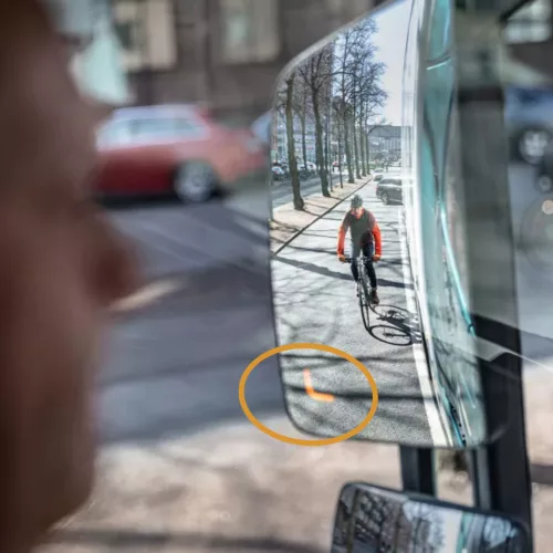 Volvo FH / Aero 2021-től ikertükör holttér jelzőlámpa BAL